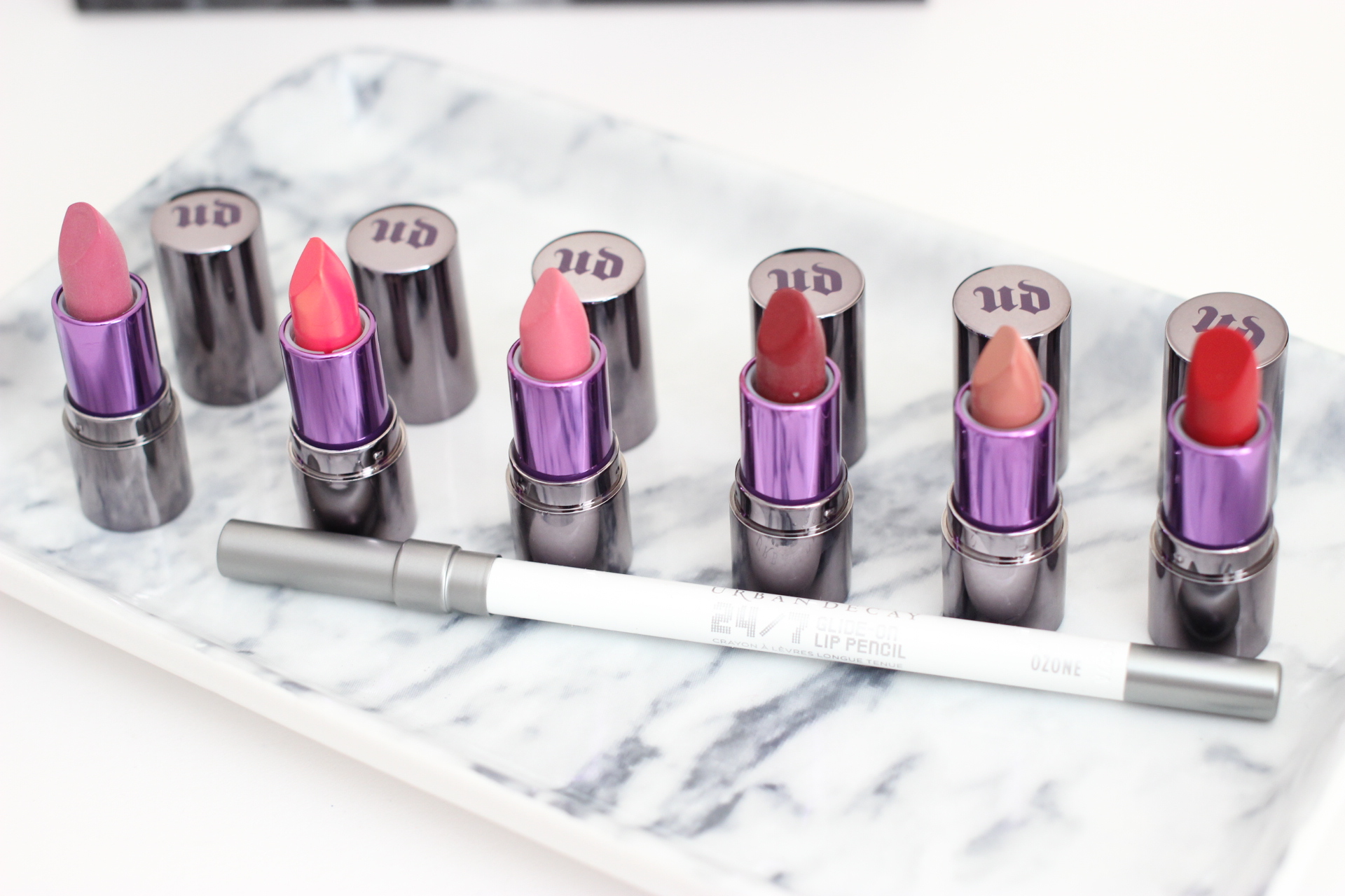 urban decay revolution lipstick swatches