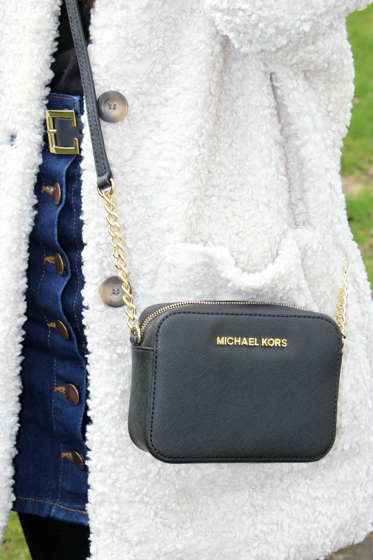 Michael Kors jet set cross body bag