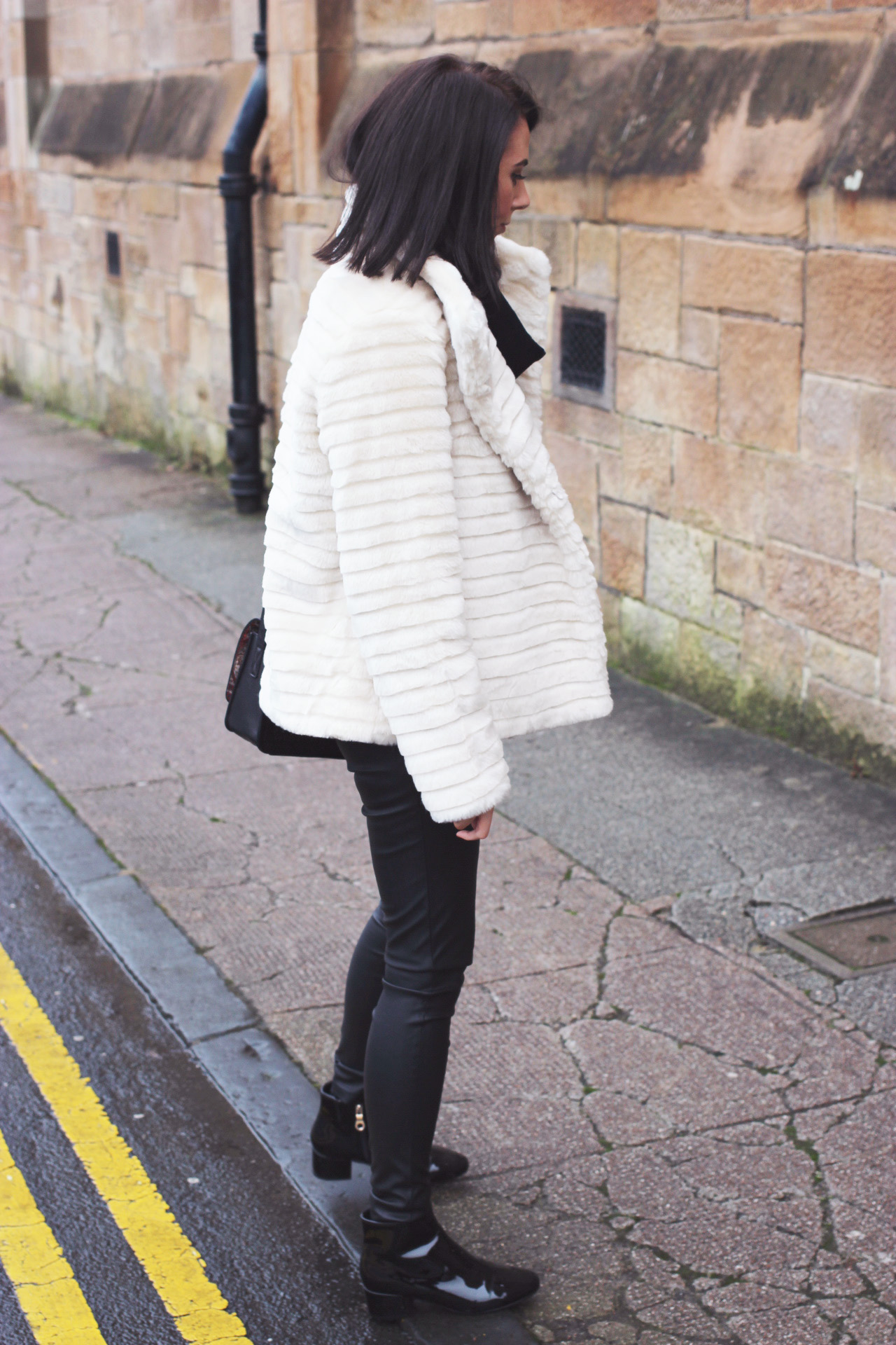 M and co faux fur jacket