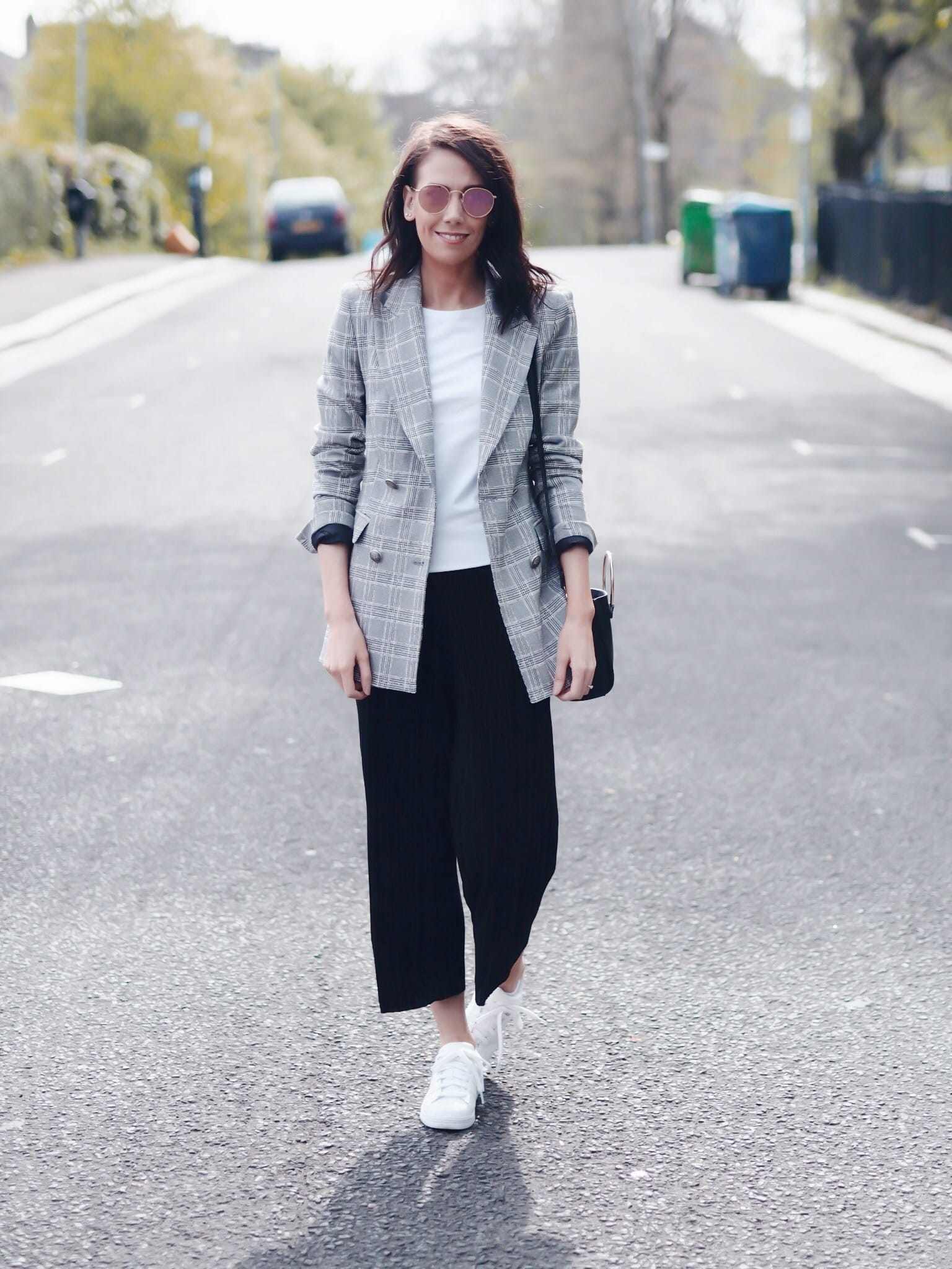 zara blazer outfit