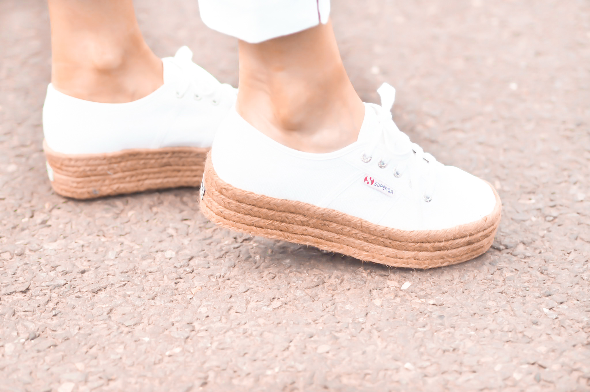 The Spring accessories you need 2018 | spring accessories to invest in | spring outfit inspiration | spring outfit ideas 2018 | white jumpsuit | white overalls | white dungarees | superga canvas platforms