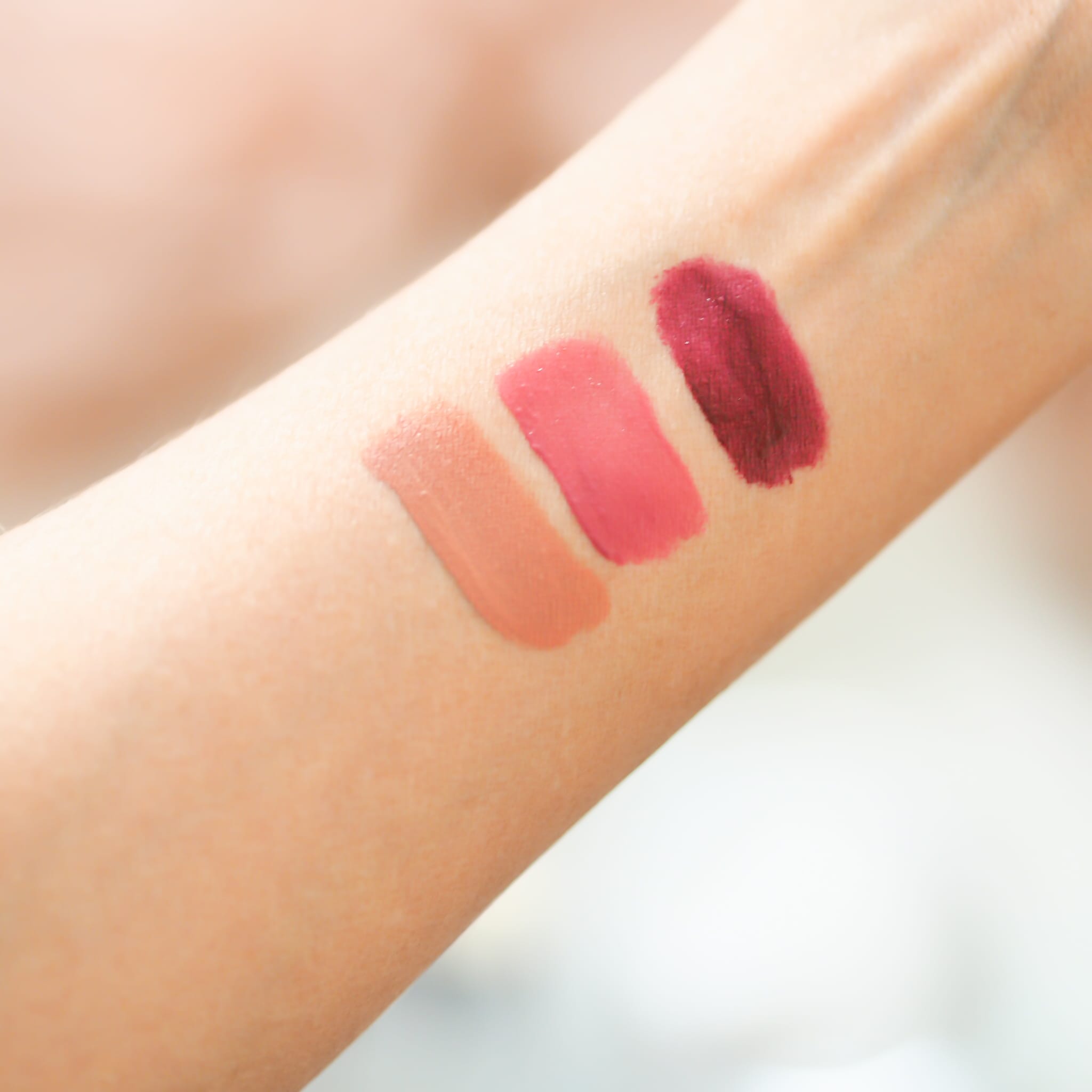 Estee Lauder Pure Color Envy Paint On Liquid Lip Color Swatches | Wine shot, ShamelessSweet Heat