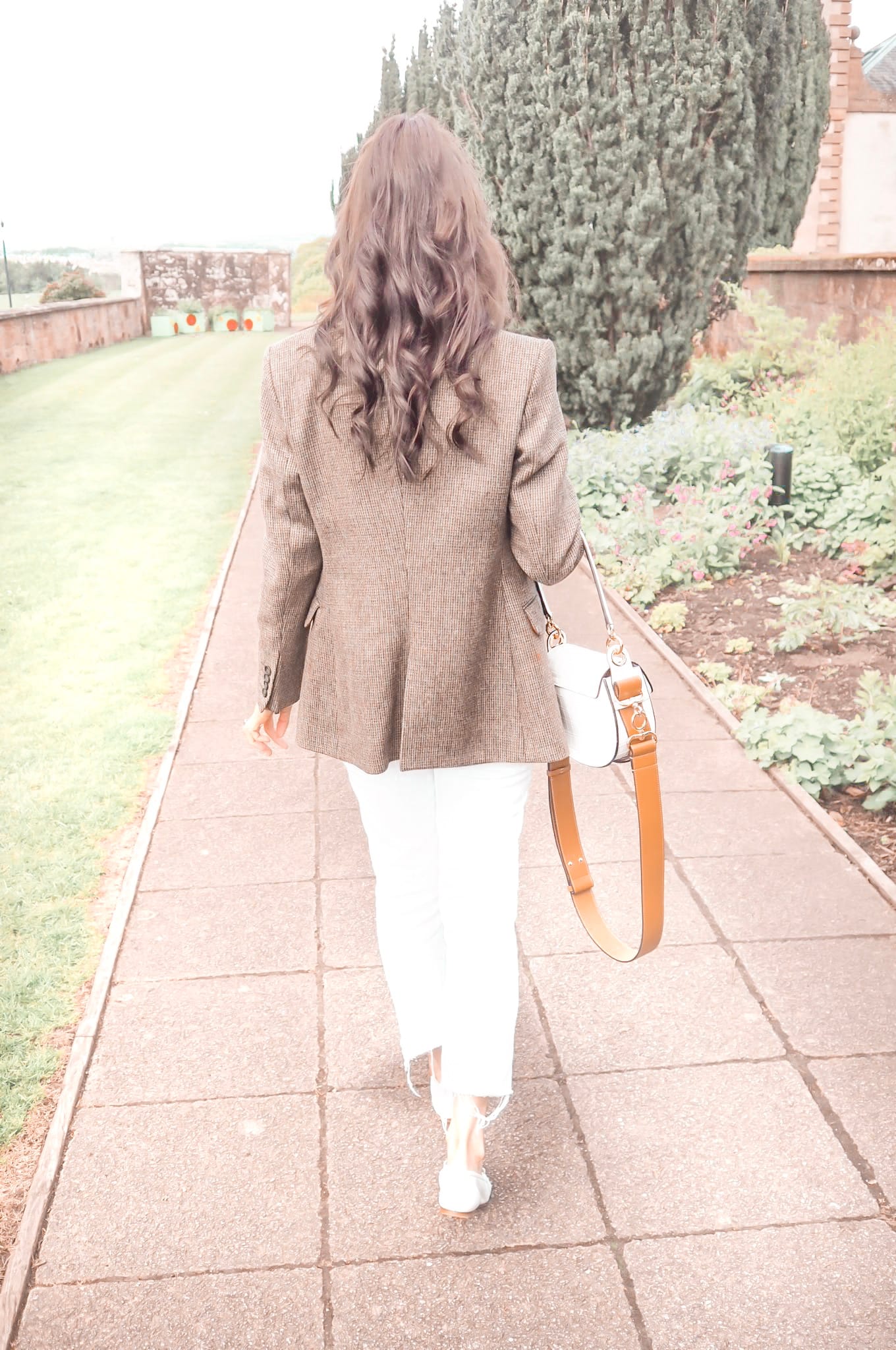 Spring Style Spectacular with a Tweed Blazer and White Jeans